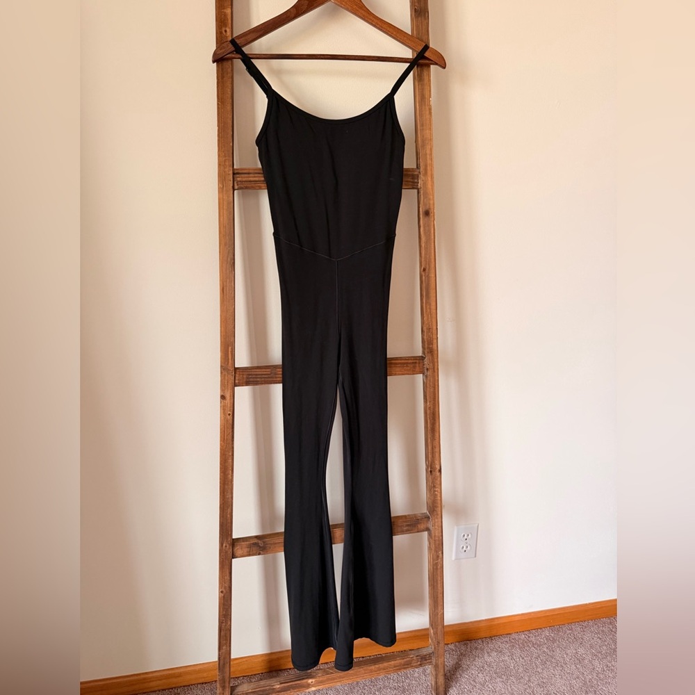 Aerie Black Sleeveless Jumpsuit